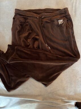 DKNY Sport Brown Velour sweatsuit